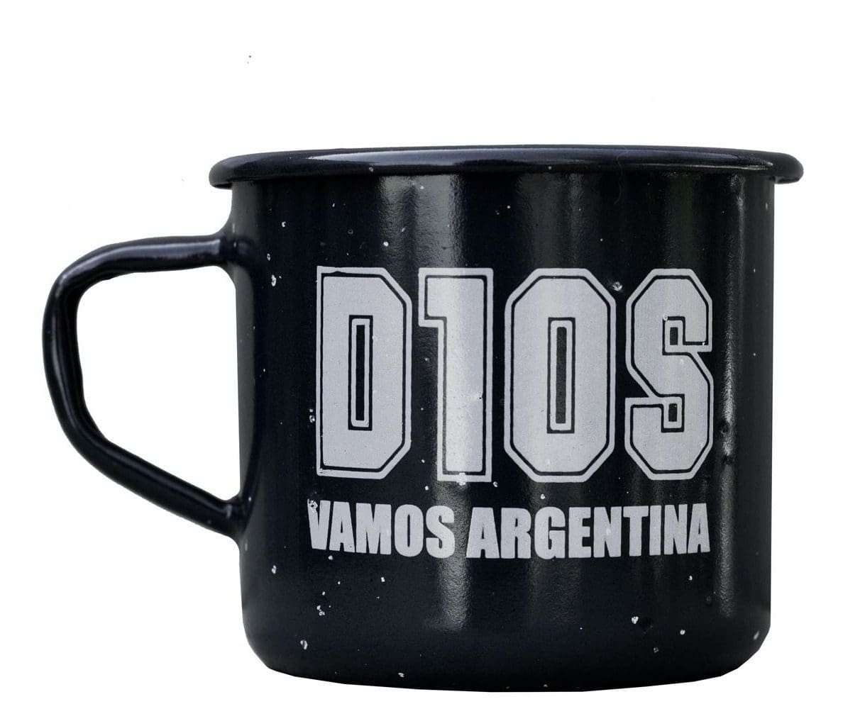 Vaso de aluminio para el fernet, cerveza o bebida. Argentina